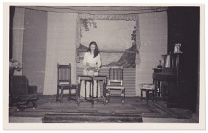 Kinloch Players, Stage set, 1950